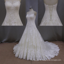Heißer Verkauf Schatz lange Tain elegantes Brautkleid